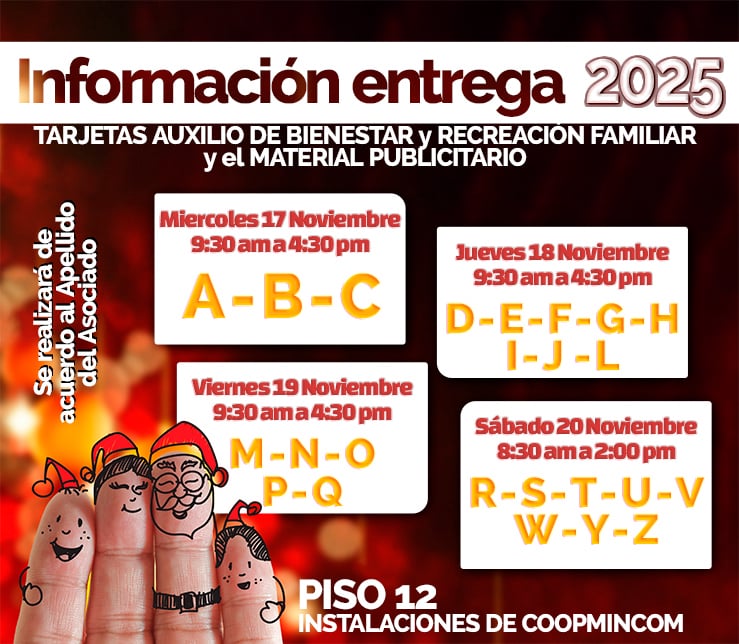 NAVIDAD DEDOS FAMILIA